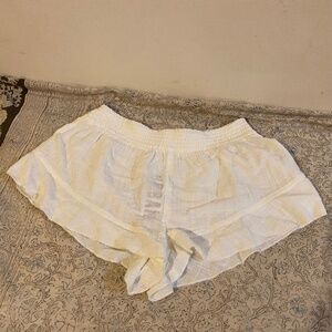NWT Urban Outfitters Cross Hacked Flounce Shorts